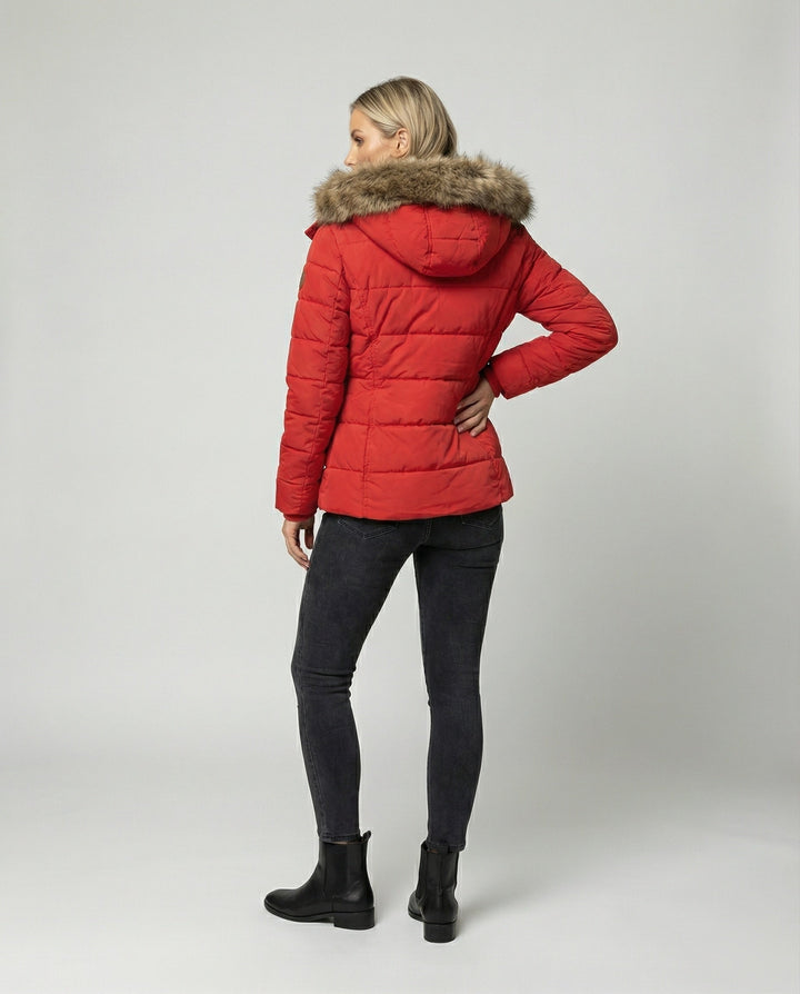 Chantal Mode | Dames Geïsoleerde Pufferjas met Capuchon