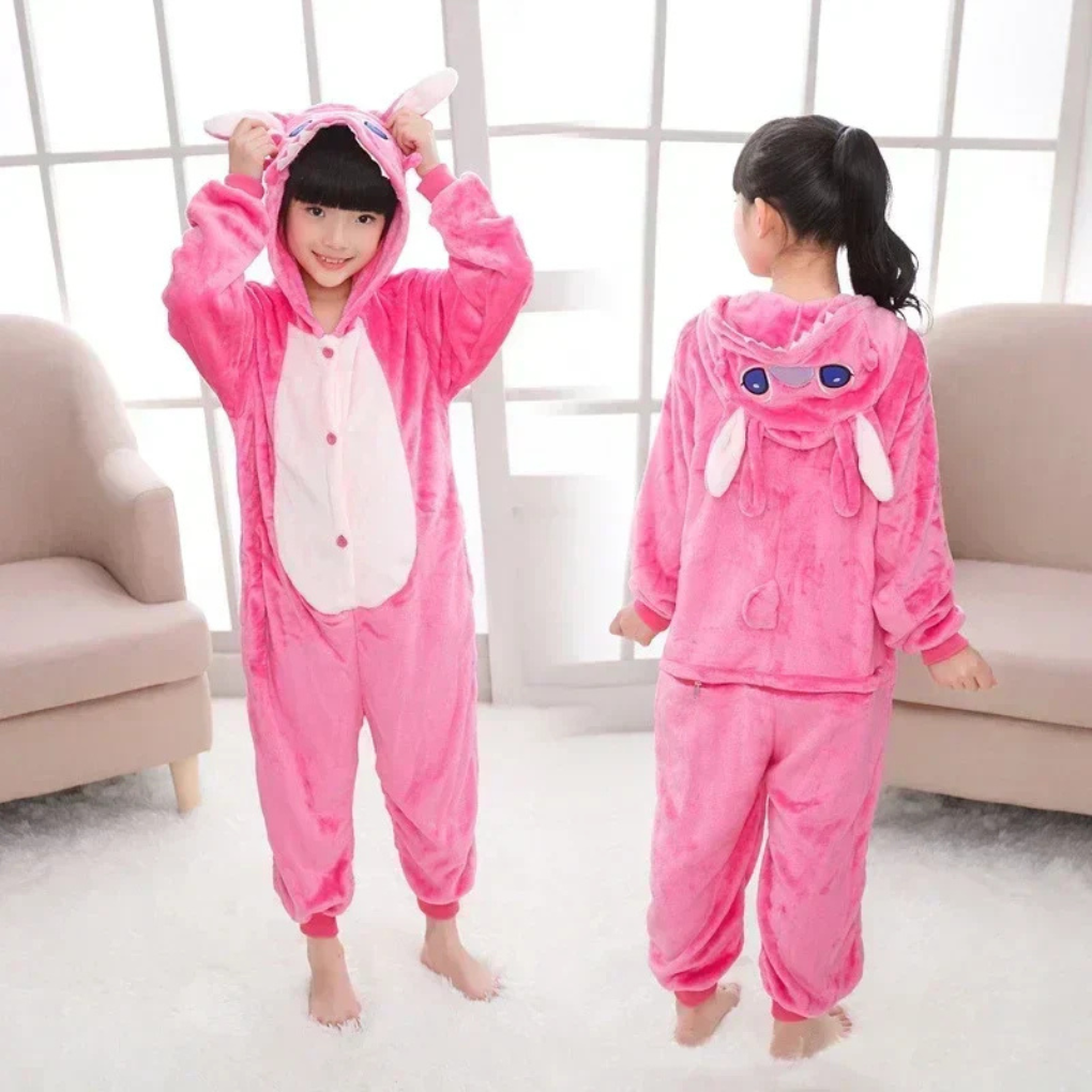 Chantal Mode | Meisjes' Gezellige Karakter Hooded Pyjama