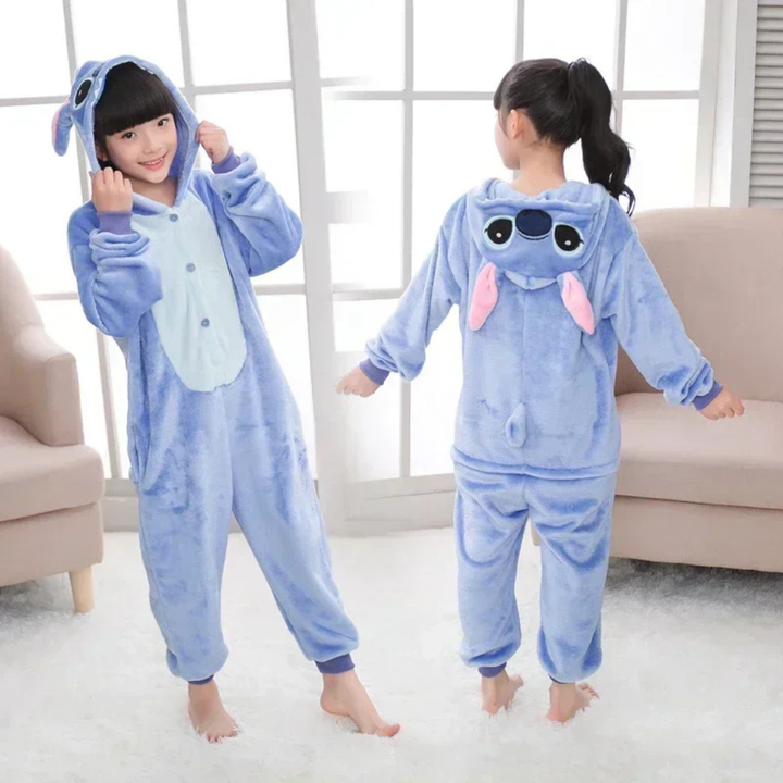 Chantal Mode | Meisjes' Gezellige Karakter Hooded Pyjama