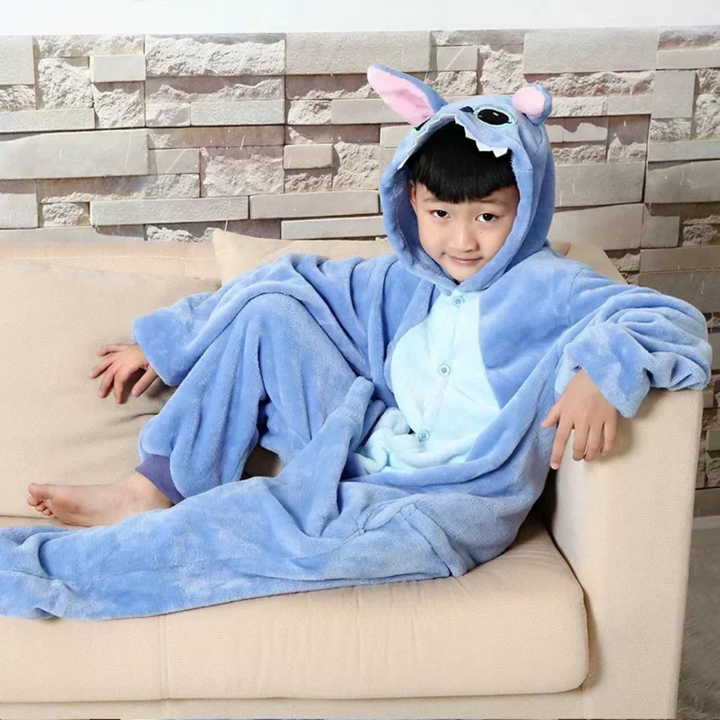 Chantal Mode | Meisjes' Gezellige Karakter Hooded Pyjama