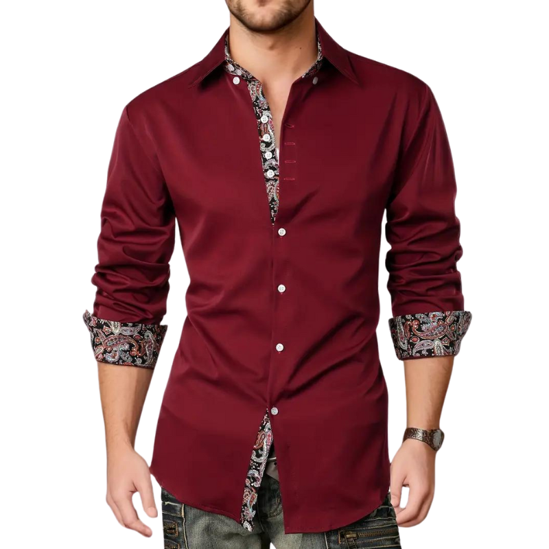 Chantal Mode | Paisley Detail Overhemd