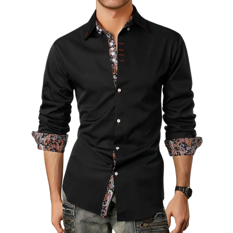 Chantal Mode | Paisley Detail Overhemd