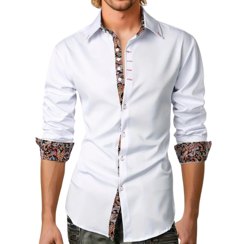 Chantal Mode | Paisley Detail Overhemd