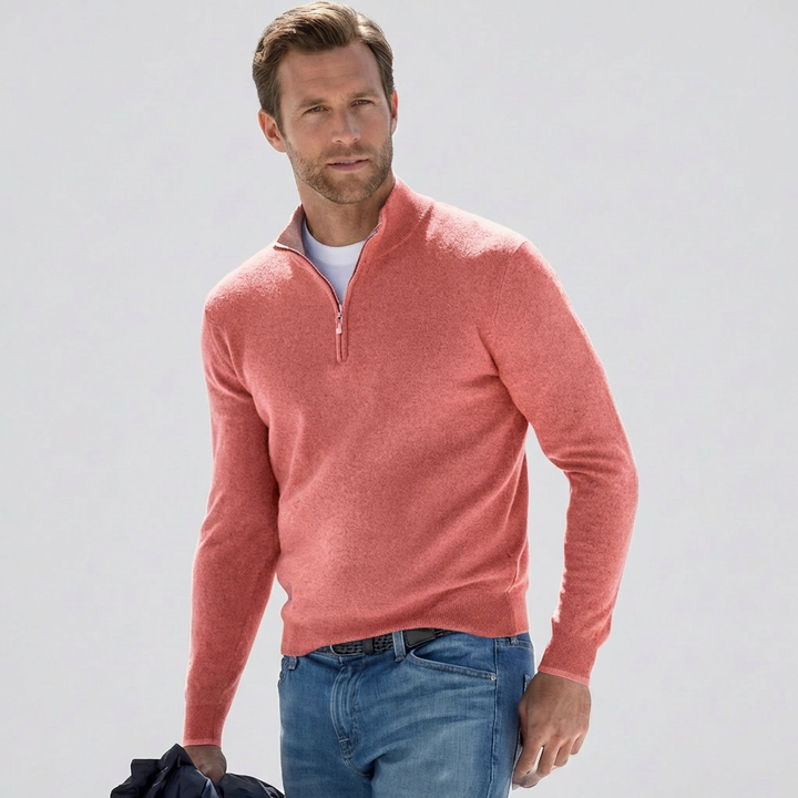 Chantal Mode | Ademend Kwart-Zip Breipullover