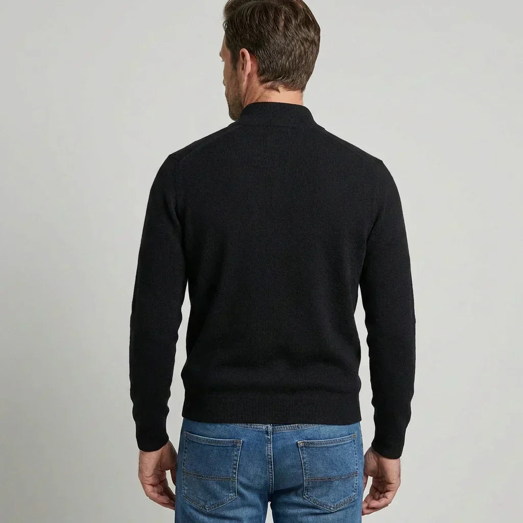 Chantal Mode | Ademend Kwart-Zip Breipullover