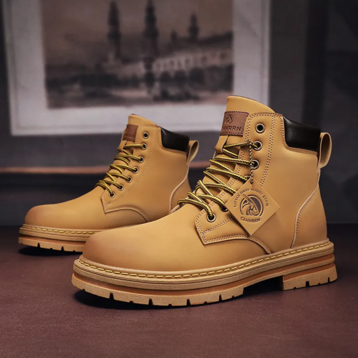 Chantal Mode | Heren Schoenen met Veters | Comfortabele Leren Schoenen met Ondersteunende Zolen | Zwart