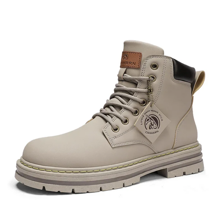 Chantal Mode | Heren Schoenen met Veters | Comfortabele Leren Schoenen met Ondersteunende Zolen | Zwart