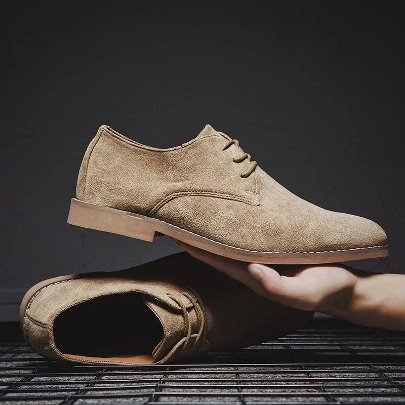 Verfijnde Suède Comfortabele Derby Schoenen