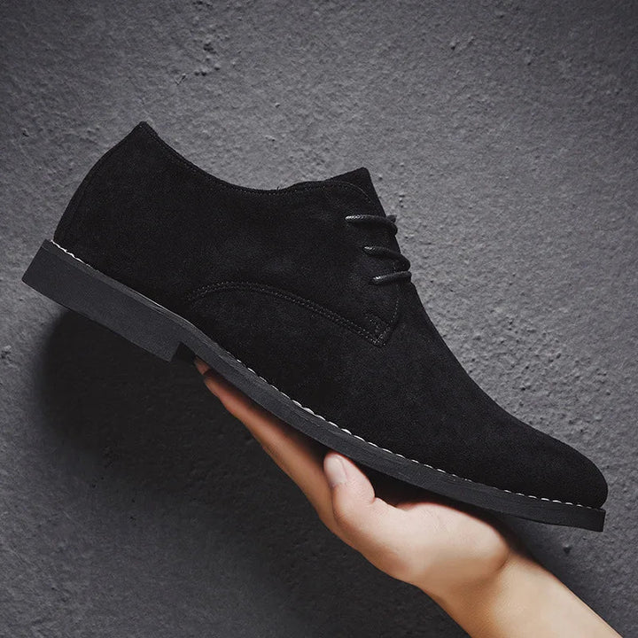 Verfijnde Suède Comfortabele Derby Schoenen