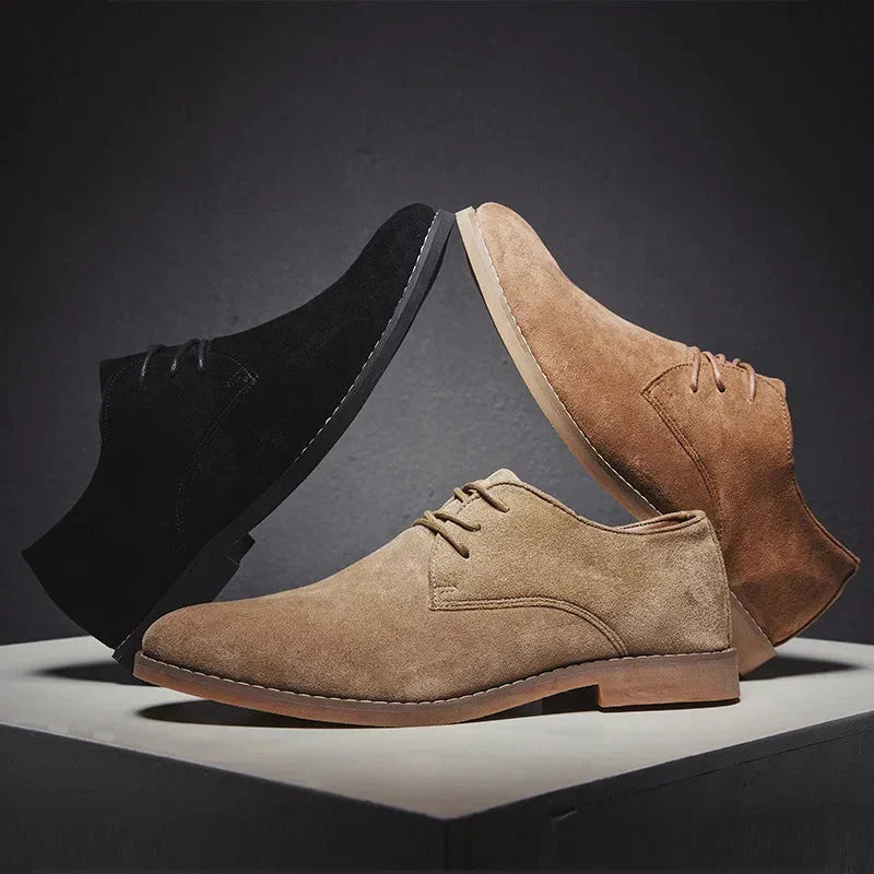 Verfijnde Suède Comfortabele Derby Schoenen