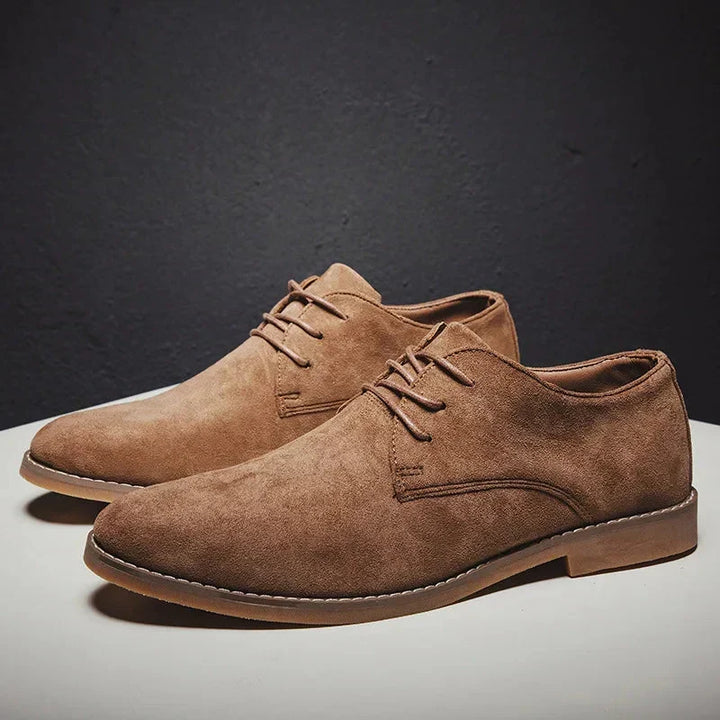 Verfijnde Suède Comfortabele Derby Schoenen