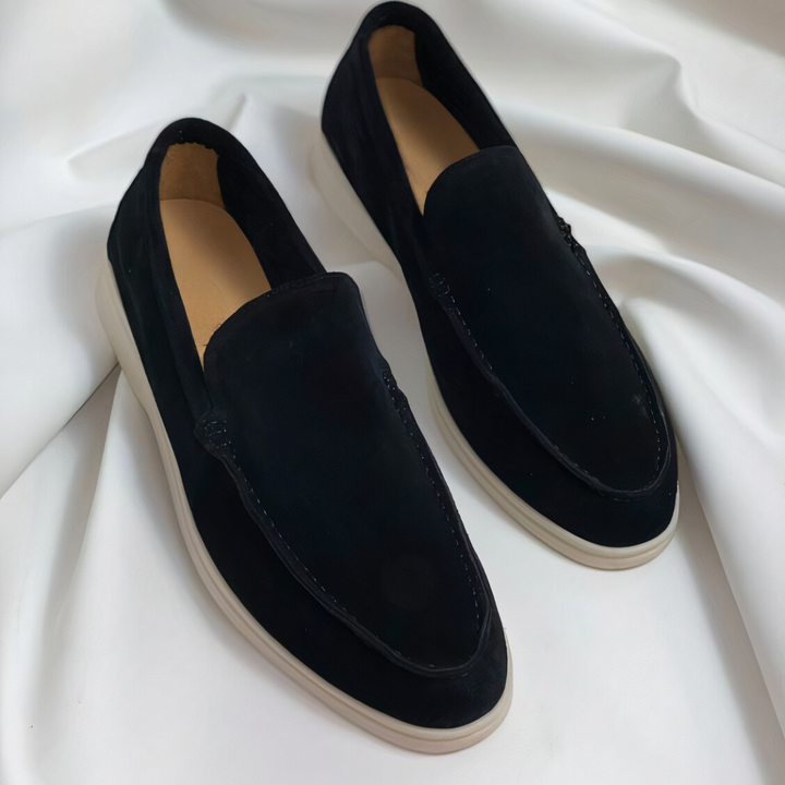 Chantal Mode | Suède Ademend Instap Loafers