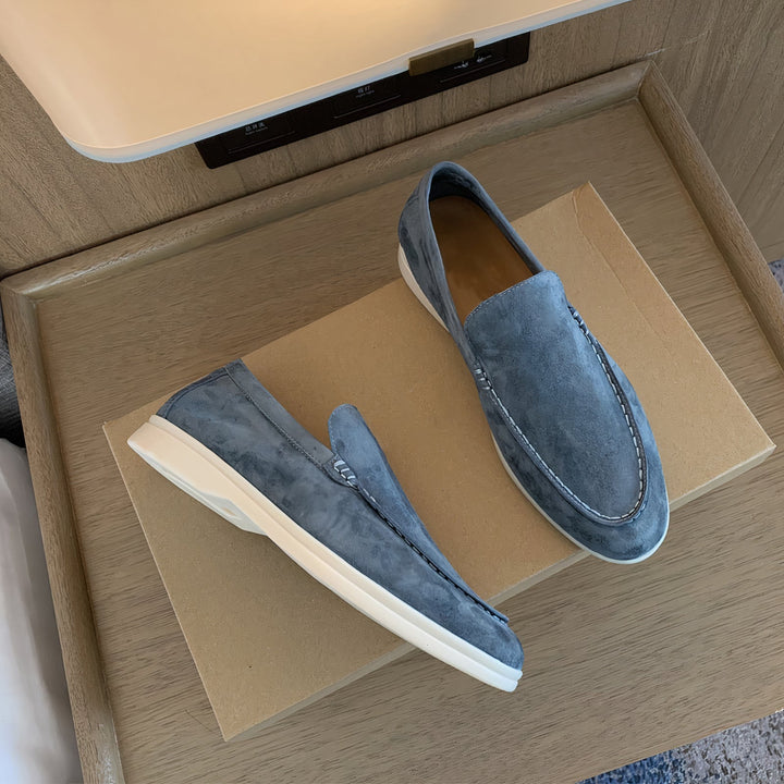 Chantal Mode | Suède Ademend Instap Loafers