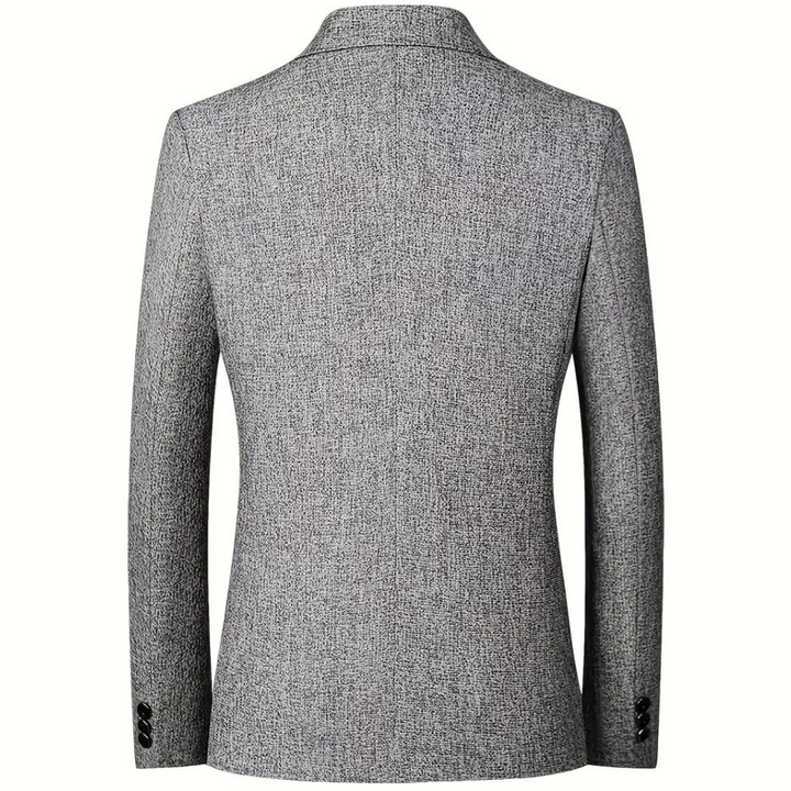 Chantal Mode Heren Effen Textuur Blazer