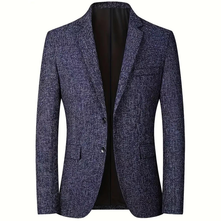 Chantal Mode Heren Effen Textuur Blazer