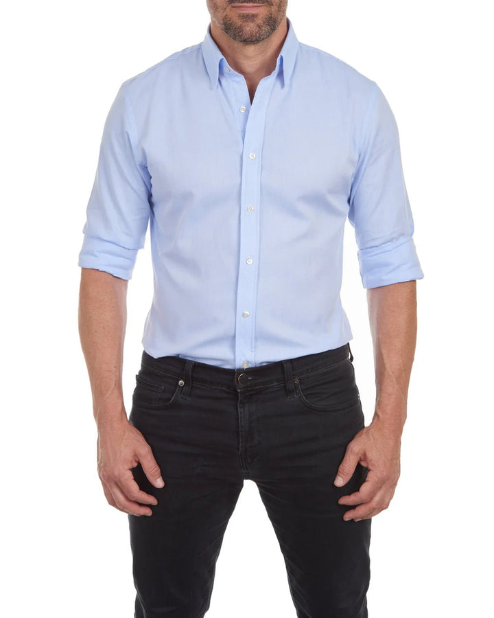 Chantal Mode | Heren Hedendaagse Rits-Voorkant Casual Shirt