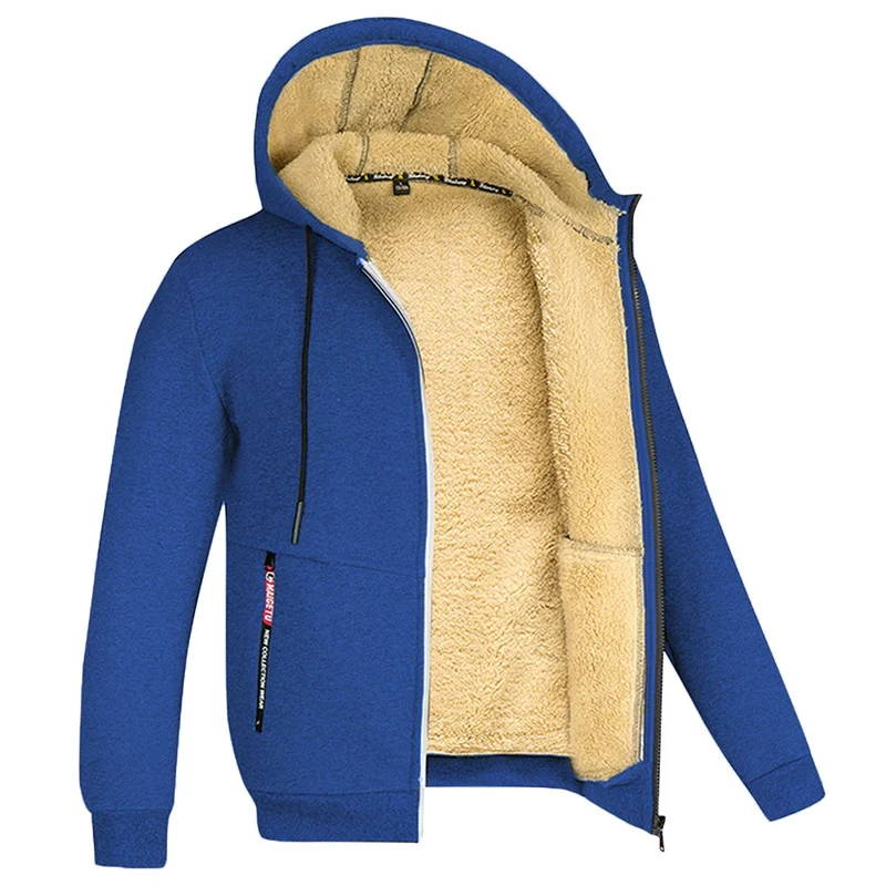 Heren Cozy Sherpa Voering Fleece Hoodie