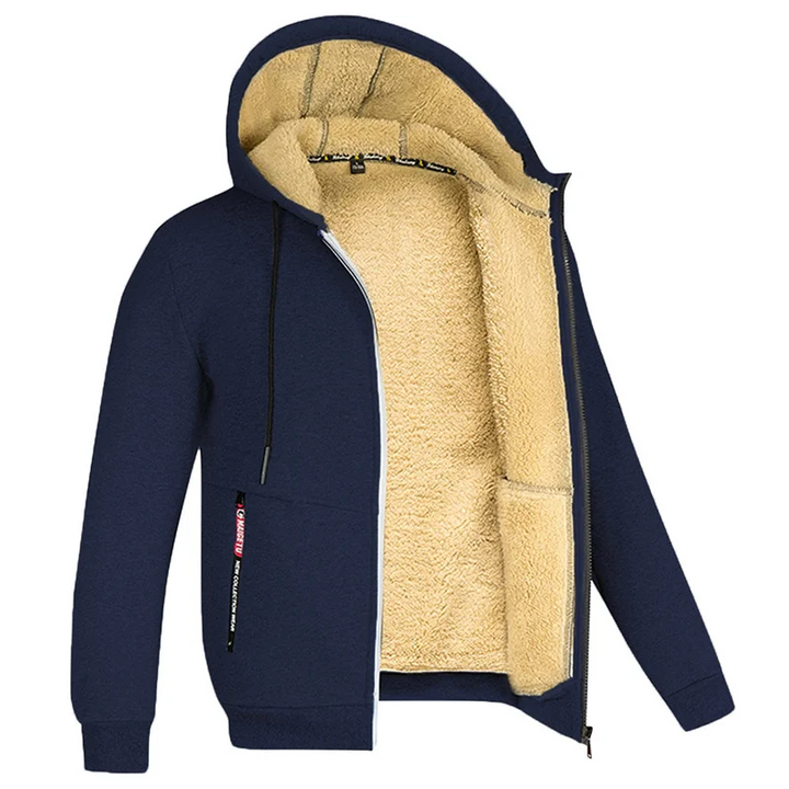 Heren Cozy Sherpa Voering Fleece Hoodie