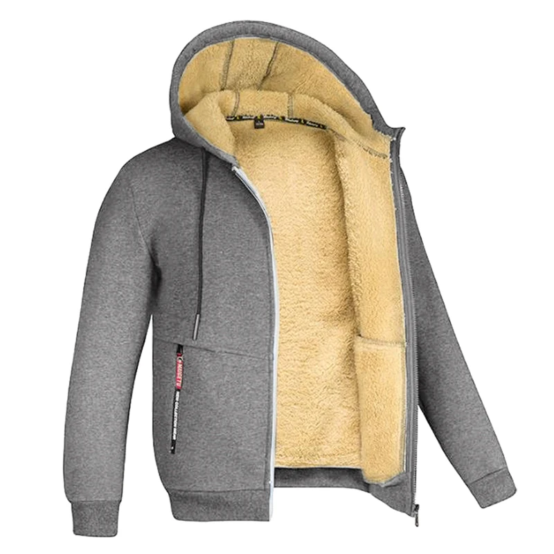 Heren Cozy Sherpa Voering Fleece Hoodie