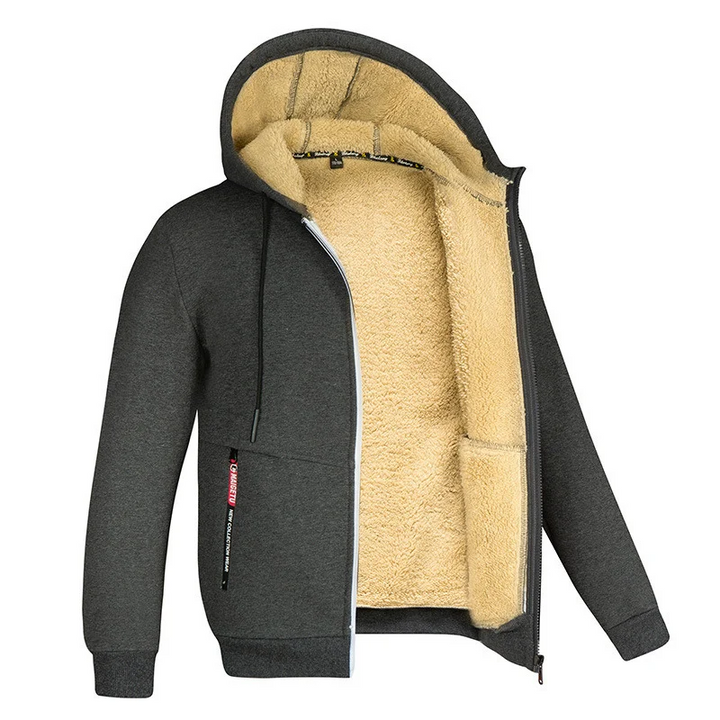 Heren Cozy Sherpa Voering Fleece Hoodie