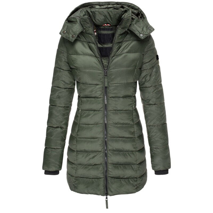 Chantal Mode | Geïsoleerde Gewatteerde Winterjas met Capuchon