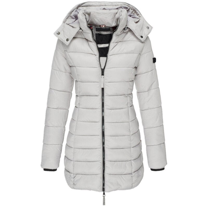 Chantal Mode | Geïsoleerde Gewatteerde Winterjas met Capuchon