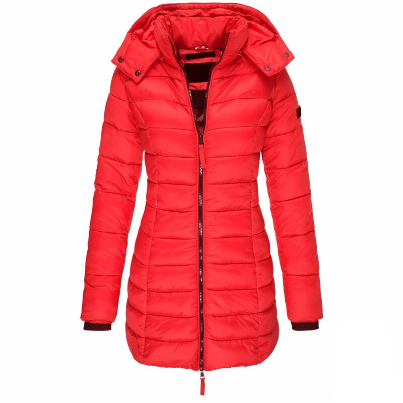 Chantal Mode | Geïsoleerde Gewatteerde Winterjas met Capuchon