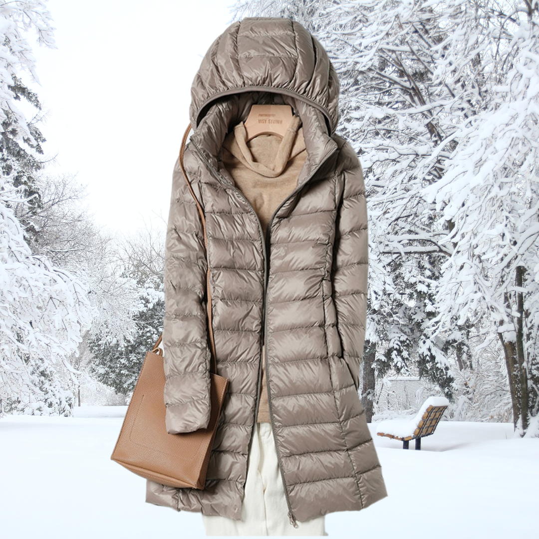 Chantal Mode | Dames Lichtgewicht Donsparka met Capuchon