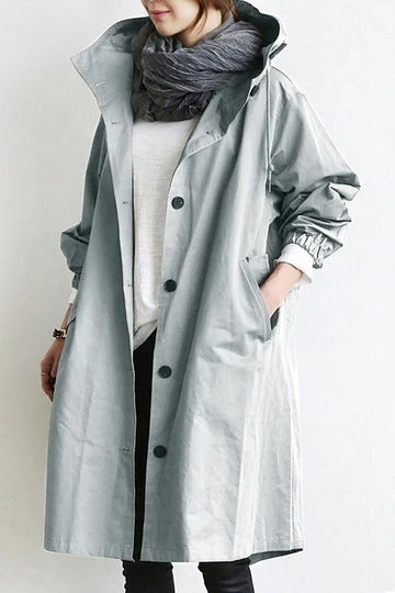 Chantal Mode | Dames Hooded Regenjas voor Windbescherming