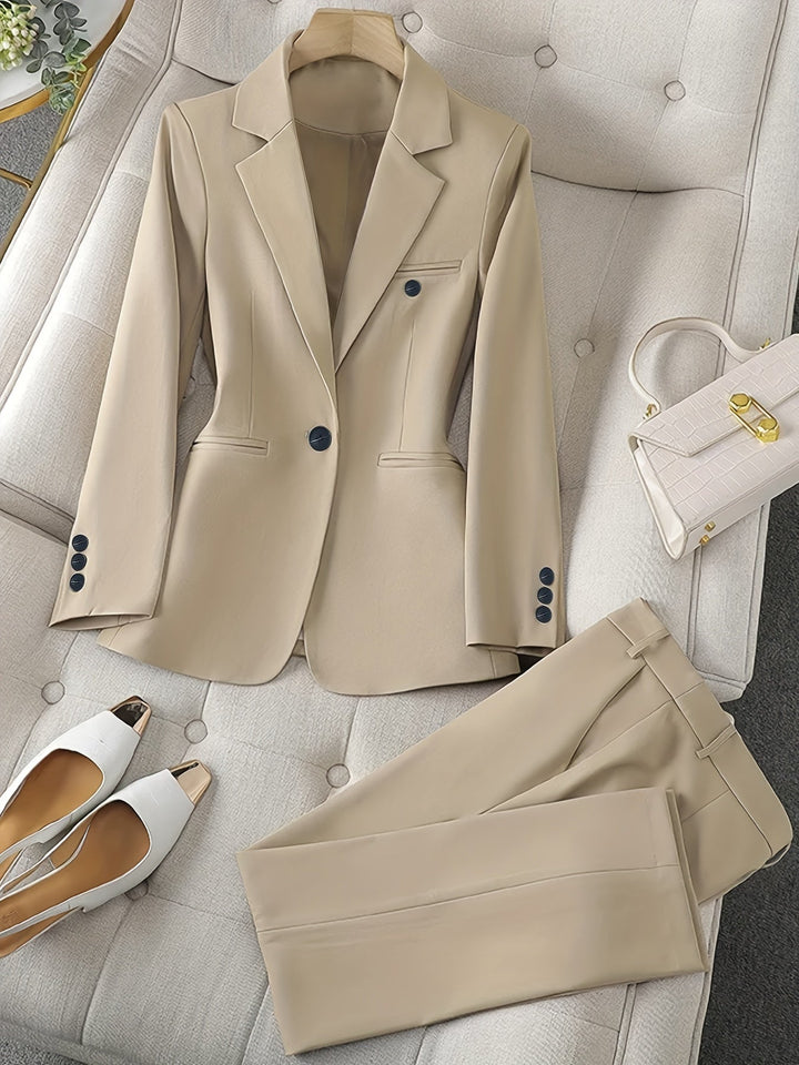 Chantal Mode | Elegante Blazer met Notch Lapel