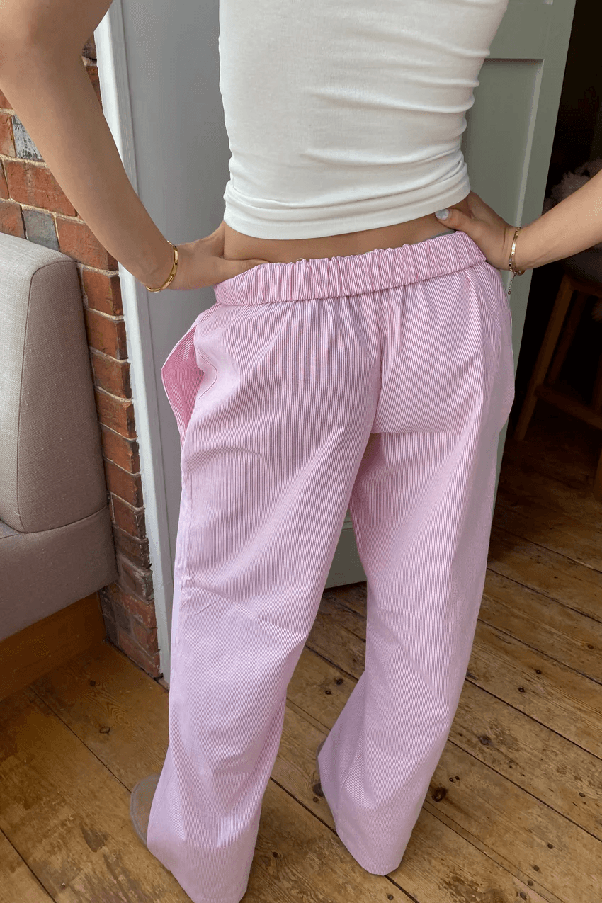 Chantal Mode | Dames Gestreepte Relaxed Fit Casual Broek