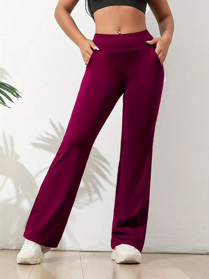 Chantal Mode | Vrouwelijke Comfortabele Flared Yoga Broek