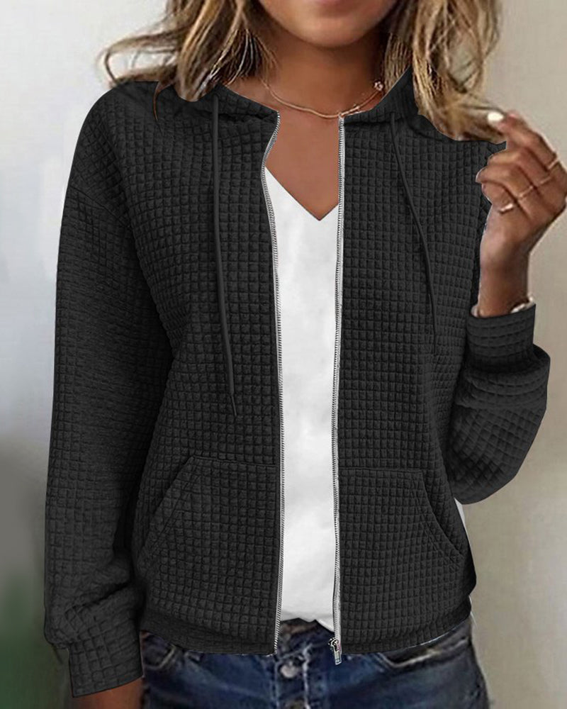 Chantal Mode | Gezellige Zip-Up Hooded Vest