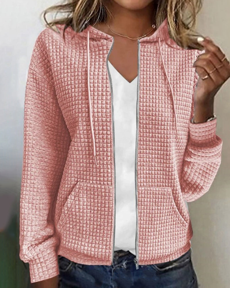 Chantal Mode | Gezellige Zip-Up Hooded Vest