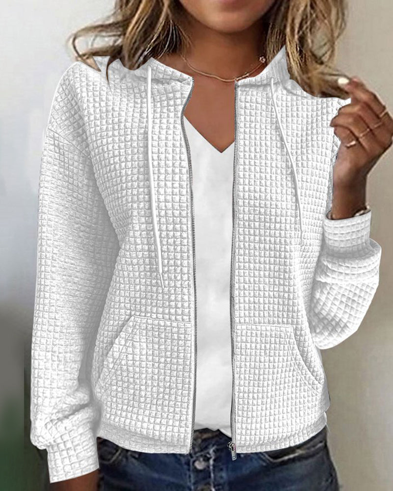 Chantal Mode | Gezellige Zip-Up Hooded Vest