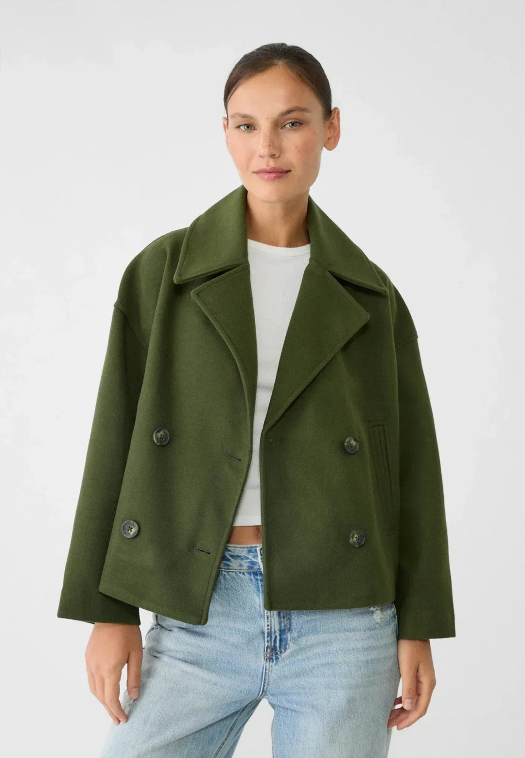 Chantal Mode | Dames Dubbelzijdige Korte Blazer