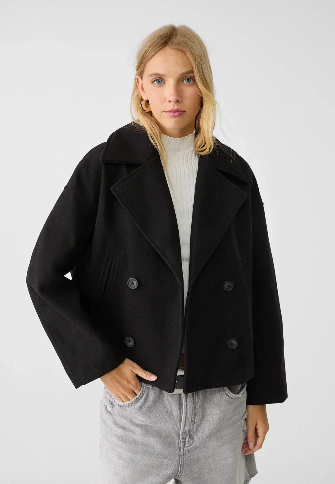 Chantal Mode | Dames Dubbelzijdige Korte Blazer