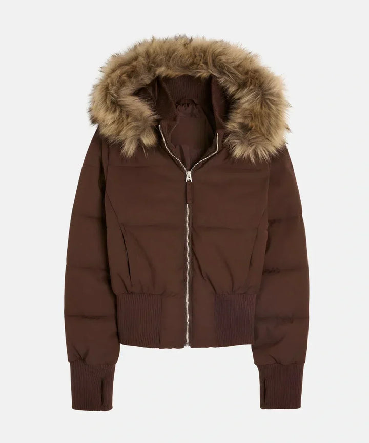Chantal Mode | Dames Puffer Jast met Neppelzen Kap