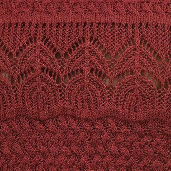 Wovelle – Dames Textured Knit Top voor Warme Dagen