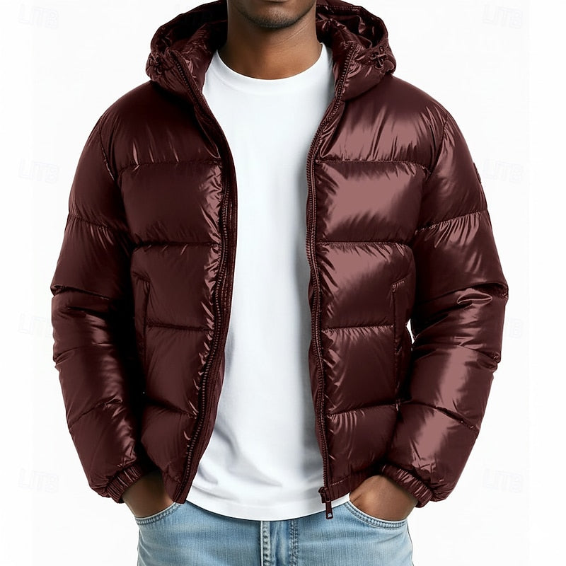 Grady | Gequiltte Gewatteerde Jas met Kap